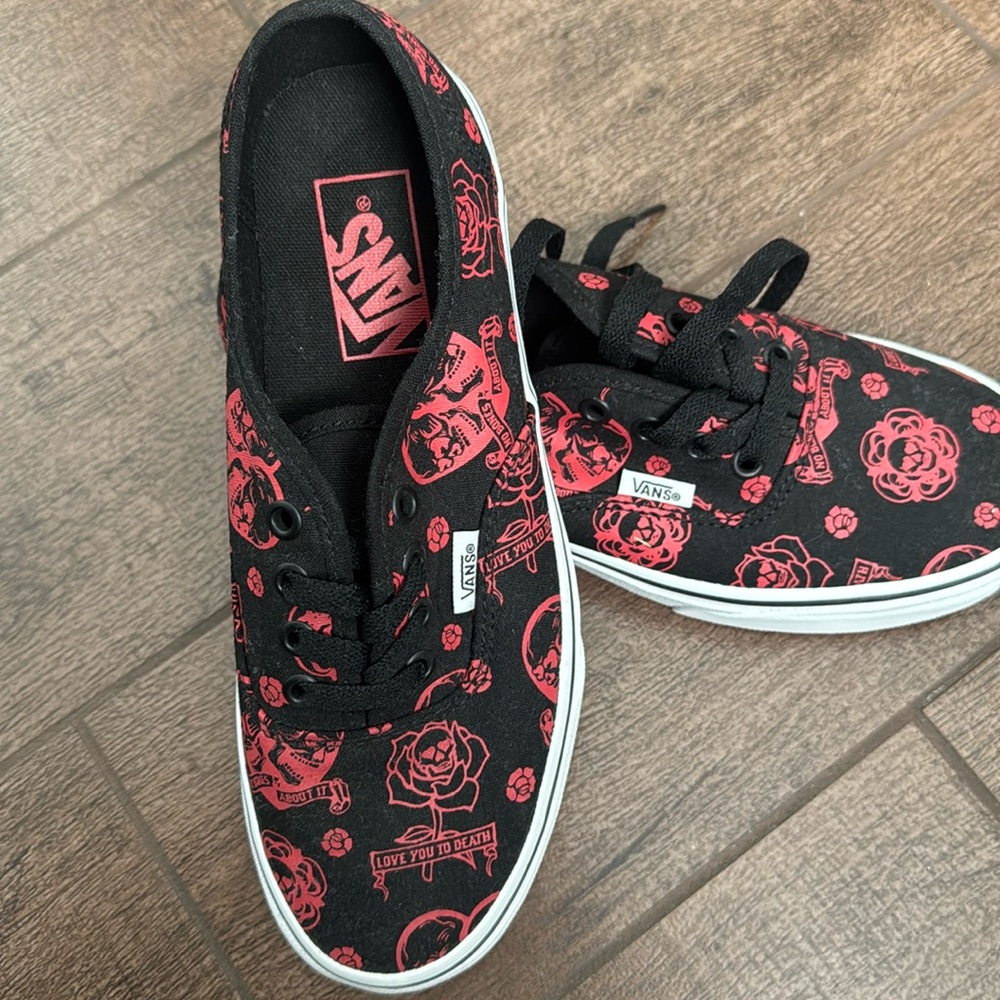 Never worn VANS.